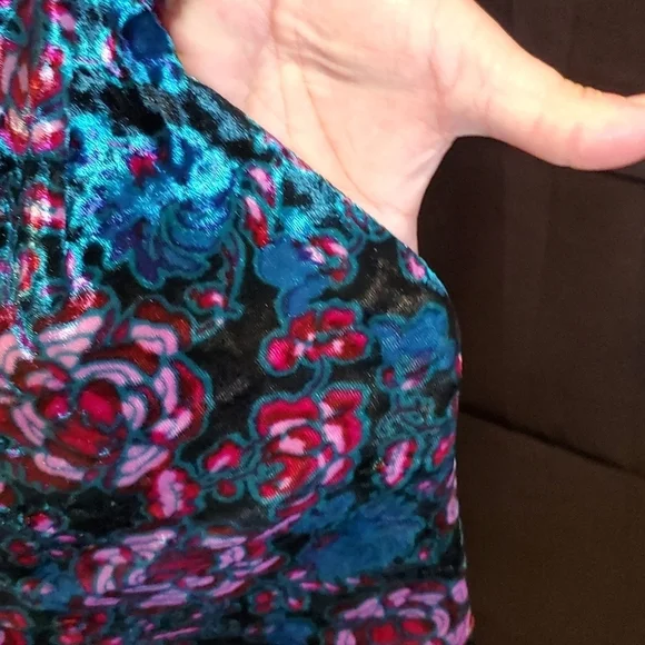 Free People Velvet Rose Jumpsuit SZ MD - Picture 5 of 12